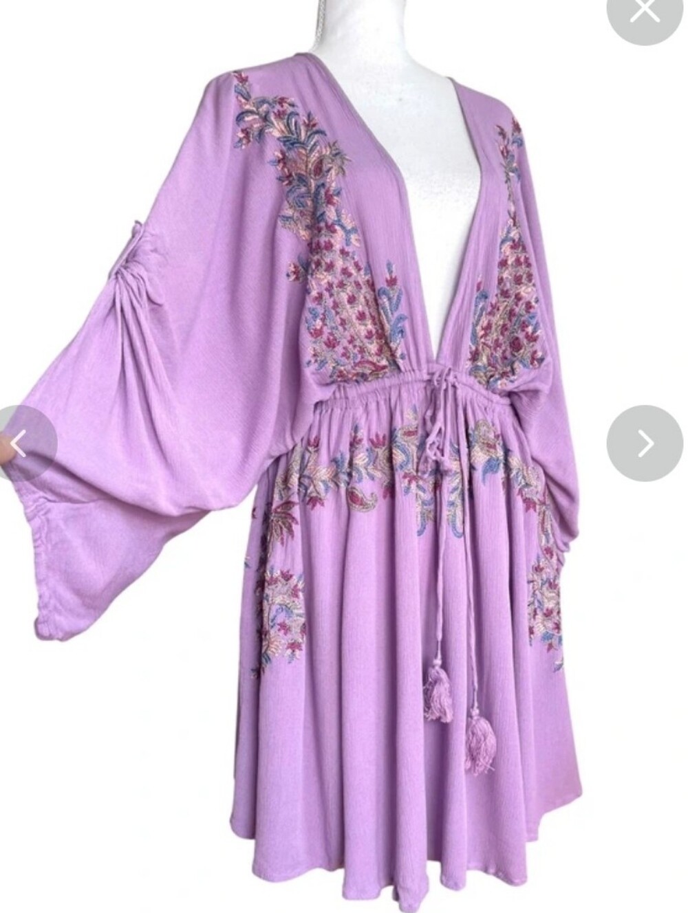 NWT Free People Pretty Pineapple Dress - Picture 3 of 5